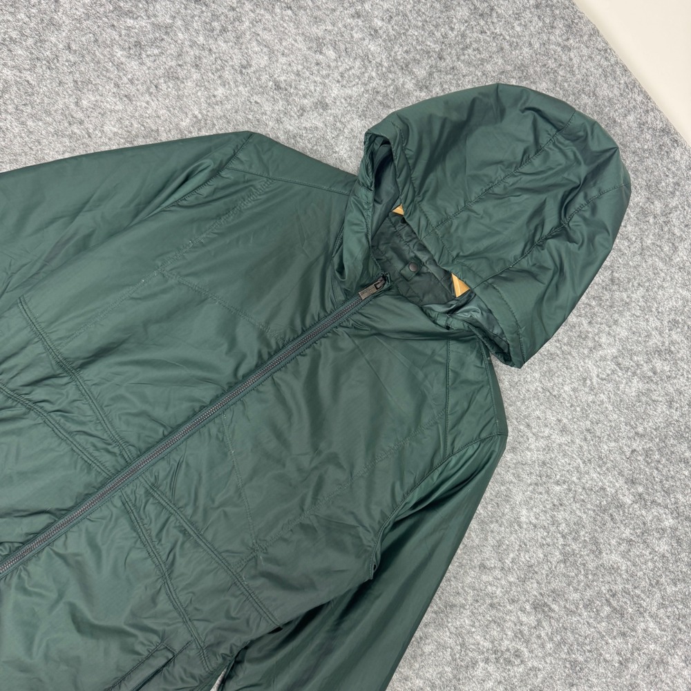 Horny Toad Cloudcover Hood‎ Trench Coat Womens Medium Green Insulated Toad&co